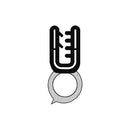 Self-Gripping Rubber Seal Perfect For 1mm To 2mm Panels Sold by the Meter