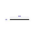Premium Natural Rubber Rectangular Strip - 1.6mm x 38mm
