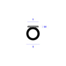 Professional-Grade Black TPE Bubble Gasket Seals For Reliable Protection - 250m