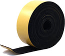 Multi-Purpose Black Self-Adhesive Rubber Sponge Strip - 8mm x 5m