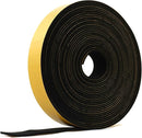 Multi-Purpose Black Self-Adhesive Rubber Sponge Strip - 8mm x 5m