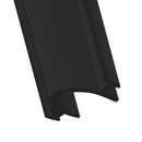 Premium Black T-Shape Seal for Shower Glass – 1500mm & 2000mm Lengths