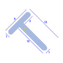 Clear PVC Shower Seal – Fits 5mm Channels, Seals Gaps 8mm to 13mm