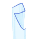 Clear Curved Shower Seal for 6-8mm Glass – High-Quality PVC