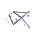 Black PVC U-Section Shower Seal For Bath Screens and Shower Doors 8-10mm