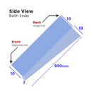 Flexible Tapered Shower Seal Easy Fit for Straight & Curved Glass