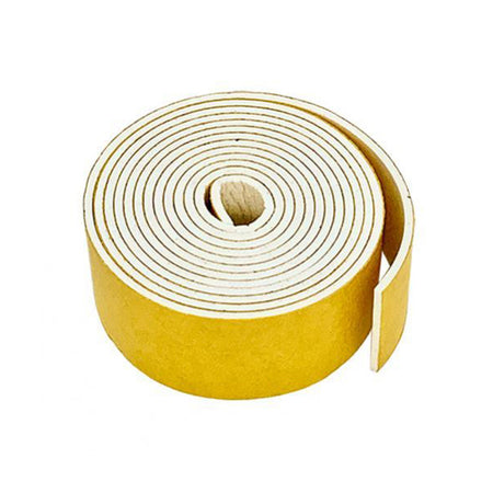 White Expanded Silicone Strip Self Adhesive - 5m