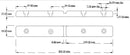 EPDM Black Two-section Tailboard Rubber Buffers - 38mmx22mm