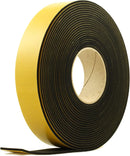 Multi-Purpose Black Self-Adhesive Rubber Sponge Strip - 8mm x 5m