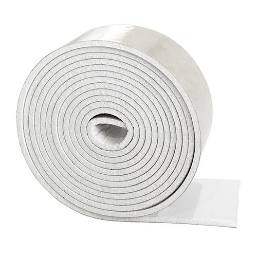 White Expanded Silicone Rubber Strip - 5m