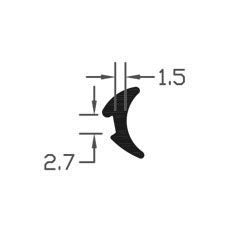 High Impact Wedge Gasket Seal For Industrial Applications - 300m