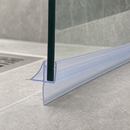 Clear Shower Screen Seal for 3-4mm Glass Gaps up to 25mm (Various Lengths)
