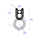 Ultimate Flexible EPDM Self-Grip Rubber Top Seal For 1.6mm to 3mm Panels