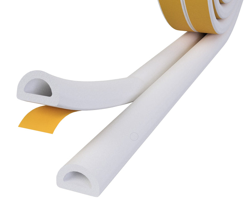 Self-Adhesive 5m EPDM D Profile Rubber Draught Strip For Long Lasting Protection