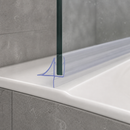 Clear Shower Screen Seal for 8-10mm Glass, Ideal for Bath & Shower Screens (Available in Multiple Lengths)