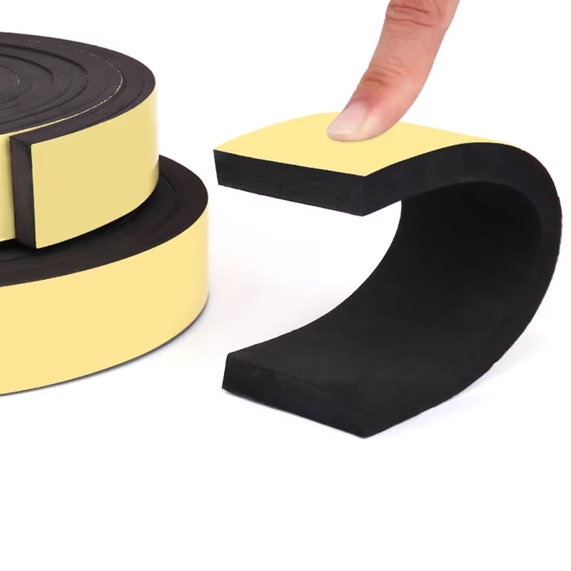 Self-Adhesive EPDM Neoprene Sponge Strip 25mm x 2m – UV & Weather Resistant