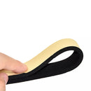 Black Self-Adhesive Sponge Rubber Strip 20mm x 2m Waterproof & Compressible