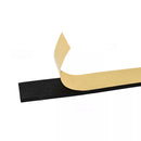Black Self-Adhesive Sponge Rubber Strip 20mm x 2m Waterproof & Compressible