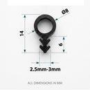 Timber Bubble Weather Seal 8mm Bulb | Brown, White & Black | Fits 3mm x 6mm Groove