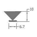 Professional Grey Woolpile Seal For Commercial Applications - 125m