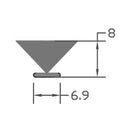 Heavy Duty Grey Woolpile Seal For Home & Commercial Use - 400m