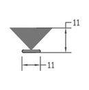 High Quality Grey Woolpile Weather Sealing Strip - 100m