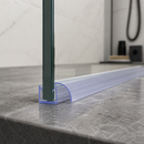 High-Quality Rigid PVC Shower Screen Seal for Straight Glass (Lengths of 800mm to 2000mm)