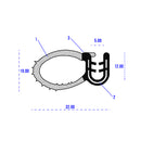 Efficient Draught Excluder For 1.6mm to 3mm Panel Side Sealing