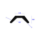 6mm EPDM Flocked Lining Sliding Window Channel Durable Solution For Smooth Operation