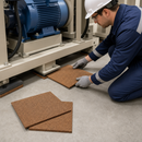 Rubber Bonded Cork Shimming Sheet 900mm x 1200mm for Leveling Applications