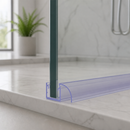 High-Quality Rigid PVC Shower Screen Seal for Straight Glass (Lengths of 800mm to 2000mm)