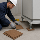 Rubber Bonded Cork Shimming Sheet 900mm x 1200mm for Leveling Applications