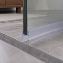 High-Quality Rigid PVC Shower Screen Seal for Straight Glass (800mm, 900mm, 1400mm, 2000mm)
