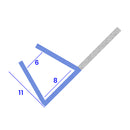 Durable PVC U Section Shower Seals For 6mm to 8mm Glass - 2Pcs