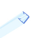 Clear Rigid PVC Shower Screen Seal for Bath & Shower Panels (Various Lengths)