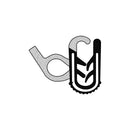 Black 6mm Flexible Self-Grip Rubber Side Seal Panels