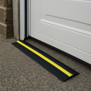 Black & Yellow Rubber Garage Floor Seal 15mm Seals Out Water, Dust & Leaves Easy DIY Fit