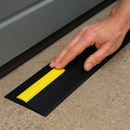 Black & Yellow Rubber Garage Floor Seal 15mm Seals Out Water, Dust & Leaves Easy DIY Fit
