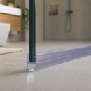 Clear Rigid PVC Shower Screen Seal for Easy Installation (850mm)