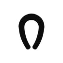 Black U Channel For Door and Window Sealing Applications - 6.8mm x 8mm