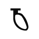 Black EPDM Triumph Spitfire Hood Seal Profile