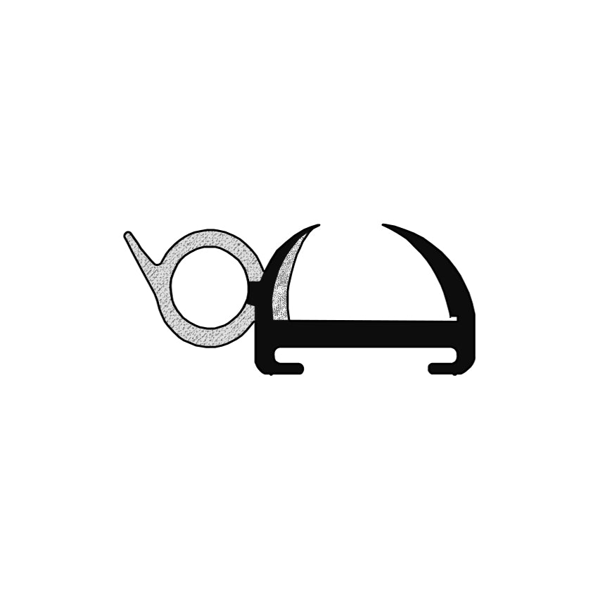 EPDM Opening Window Rubber 25mm Panel | Caravan Seal with Mastic UK