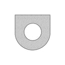 High-Quality Black Expanded EPDM Sponge Rubber D-Section - 12.5mm x 12.5mm