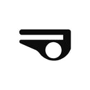 Black EPDM Hollow P Section with 1mm Channel - 14mmx9mm