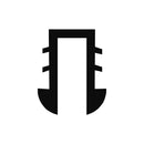 Black EPDM Channel With Side Grips - 7mmx10mm