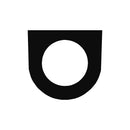 Black EPDM D-Shaped Rubber Seal For Cockpit Door Trimming