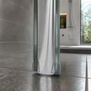 High-Quality Rigid PVC Shower Seal for Glass Thickness 4-6mm (900mm or 2000mm)
