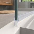 High Quality Rigid PVC Shower Screen Seal for Bath & Shower Doors (Multiple Lengths Available)
