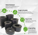 Neoprene Rubber Strip 250mm-300mm Wide | Professional Grade | 5m Length