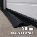 20mm Black Garage Door Rubber Seal Perfect for Home & Commercial Use